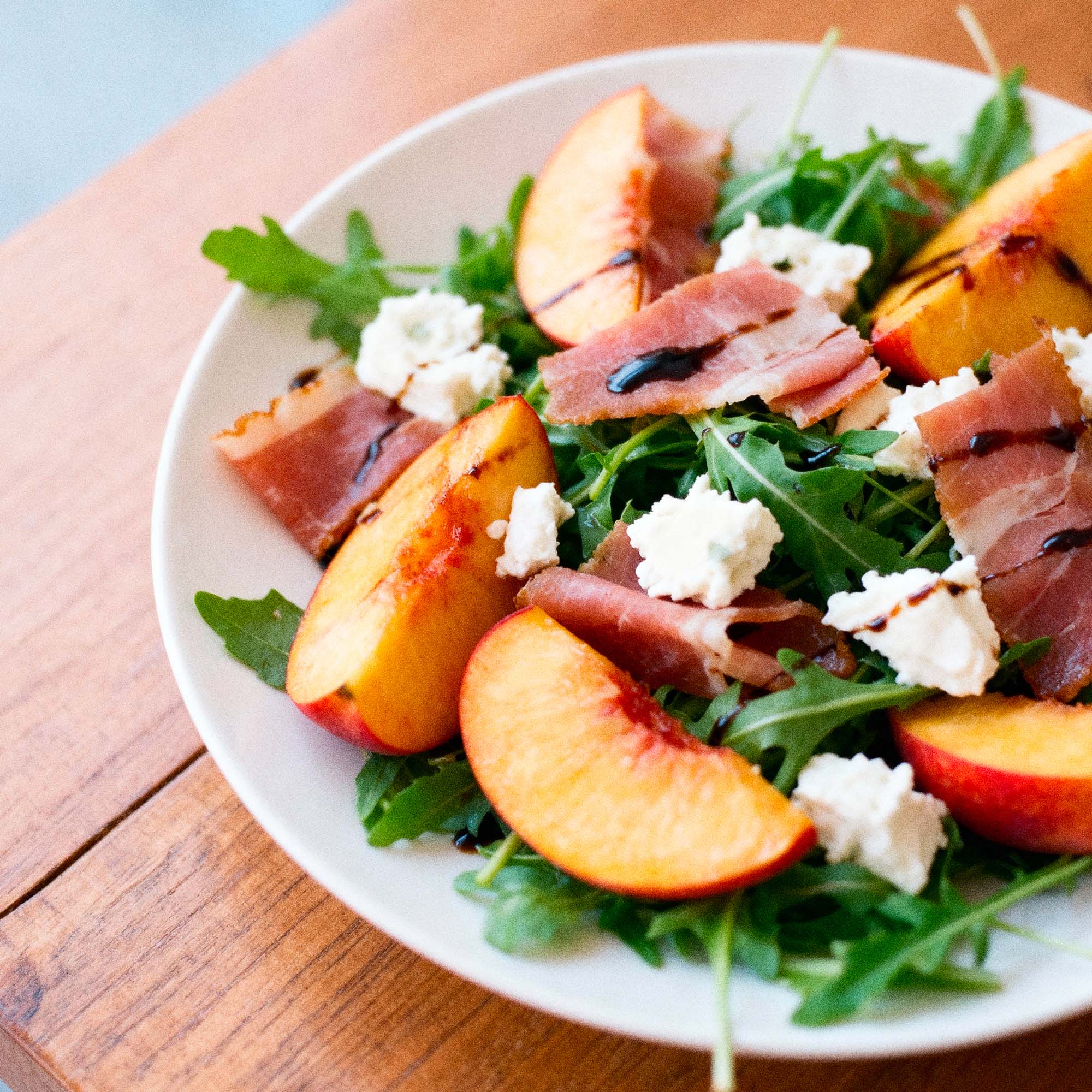 Peachy Country Ham Summer Salad