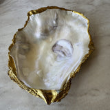 Hand-Painted Oyster Shell – Southern Kitchen Decor