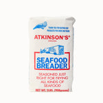 Atkinsons Seafood Breader packaging on a white background