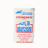 Atkinsons Seafood Breader packaging on a white background