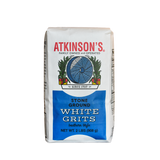 Atkinson's stone ground white grits 2 lb. bag.
