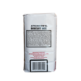 Atkinson's buttermilk biscuit mix package. 