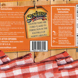 Suncrest Farms country ham center slices packaging with nutritional facts.