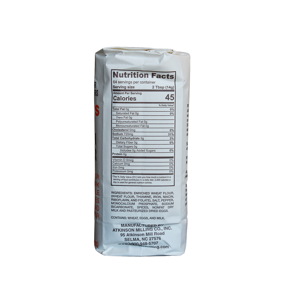 Atkinson's 2 lb bag of chicken breader.