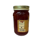 The Dutch Kettle Strawberry Jam jar with ingredients. 