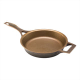 Stargazer 10.5 inch cast iron skillet on white background.