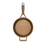 Stargazer 10.5 inch cast iron skillet on white background.