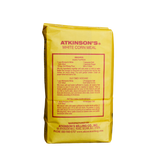 Atkinson's white corn meal in 2 lb. bag.